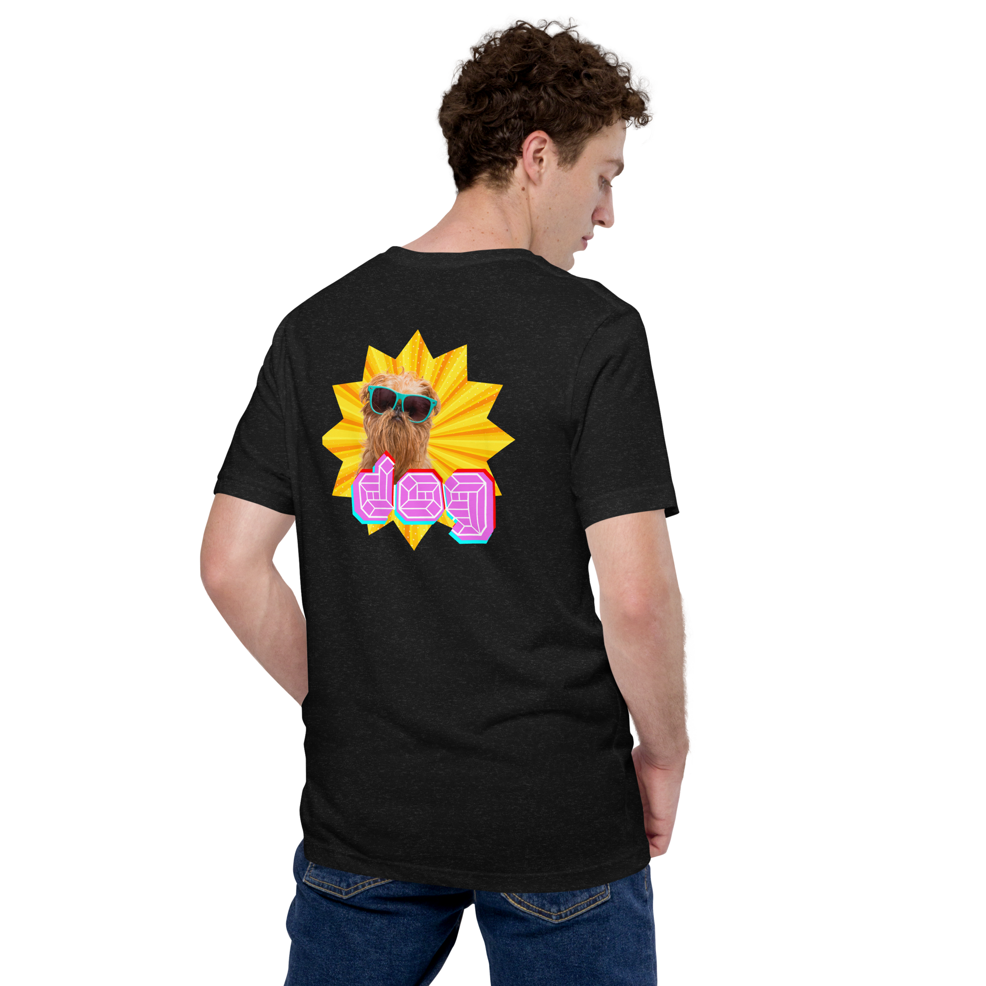 DOG - Camiseta de manga corta estilo